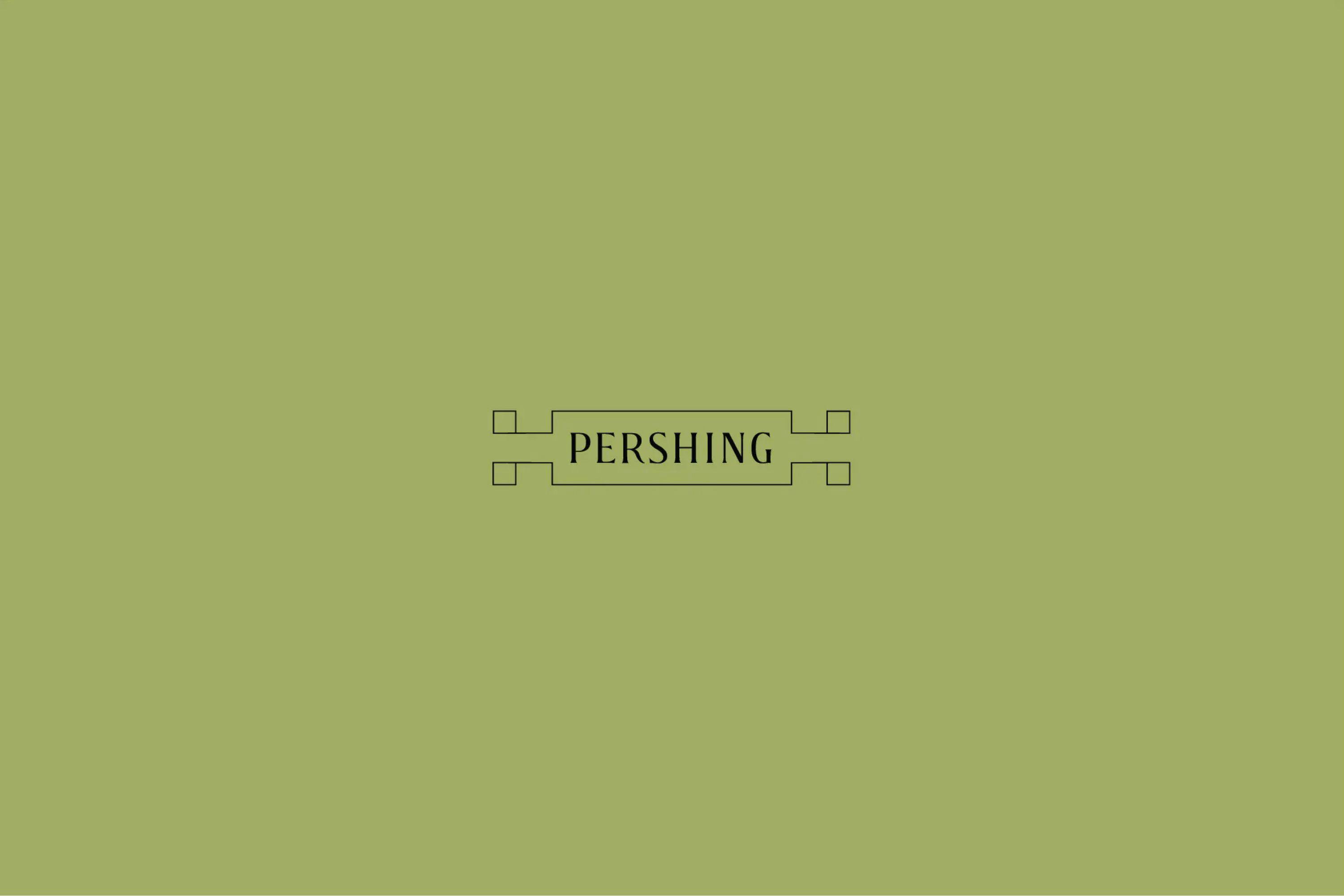 Perishing written in a design with a green background